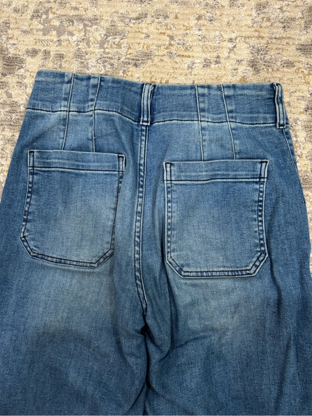 Maeve Colette Wide Leg Crop Jeans - Picture 6 of 7